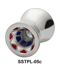 Kaleidoscopic Design Plugs and Tunnels SSTPL-05c